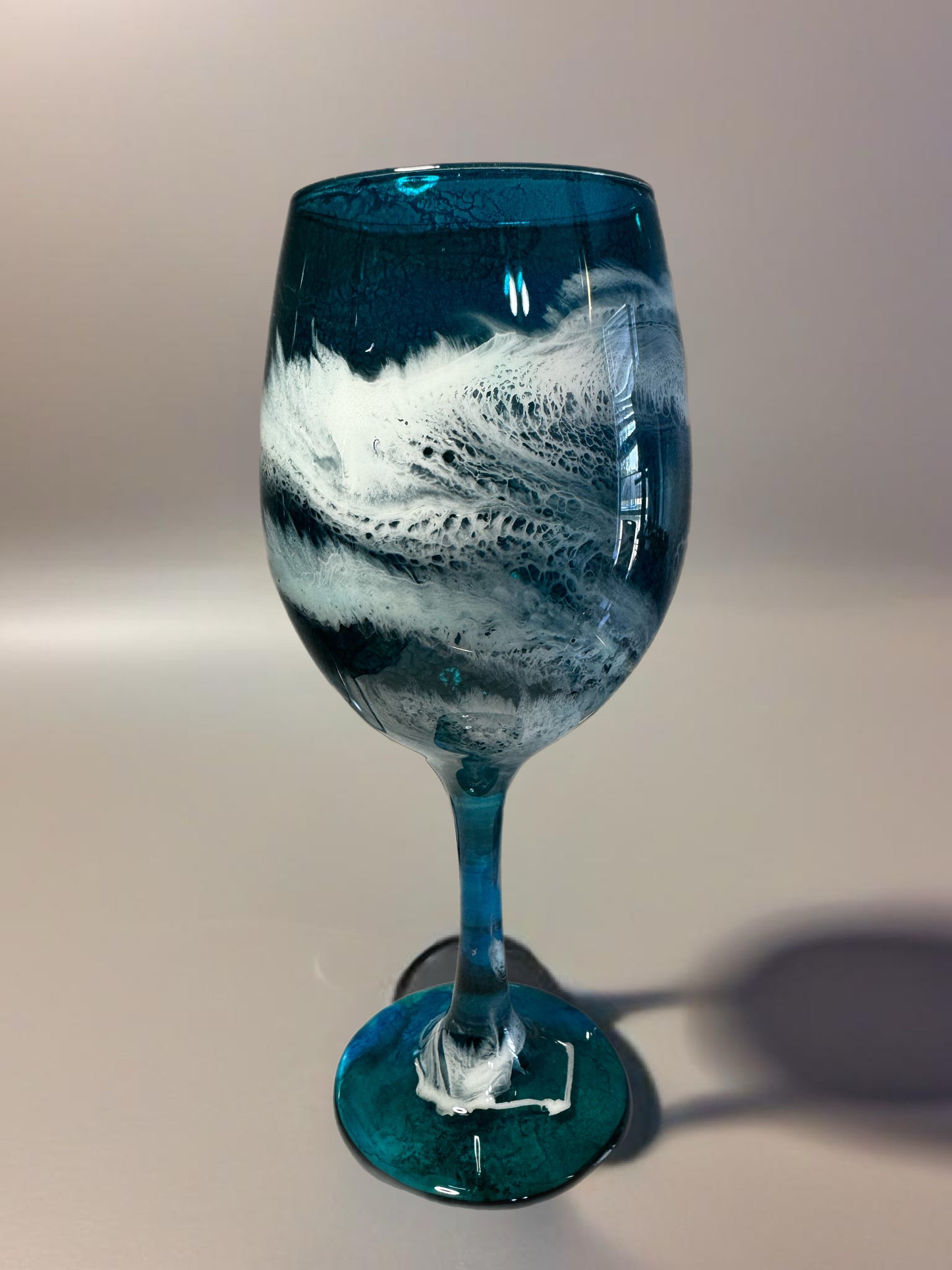 Ocean Wine Glass & Drinkware-Handmade