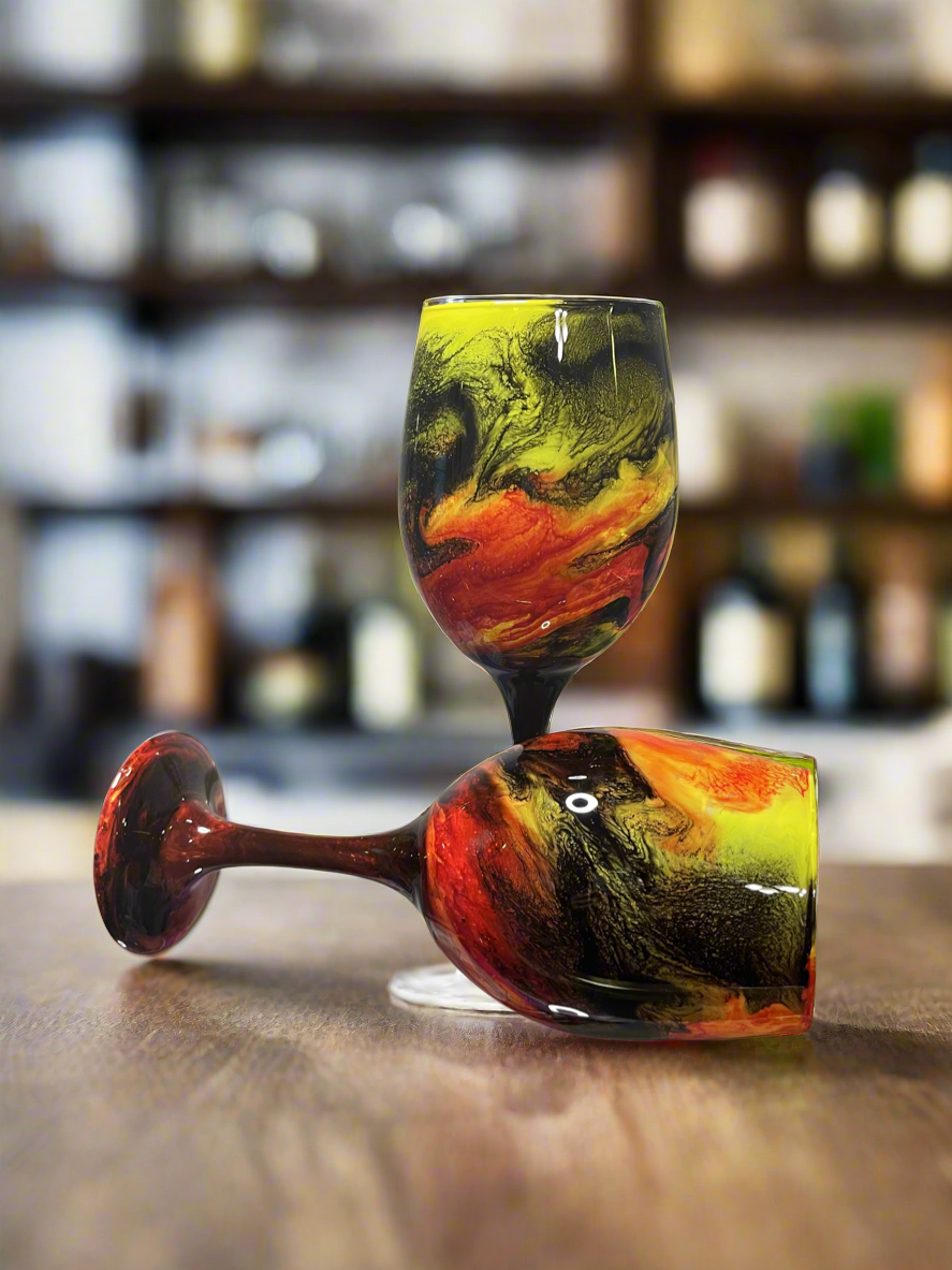 Phoenix Wine Glasses and Drinkware-Handmade