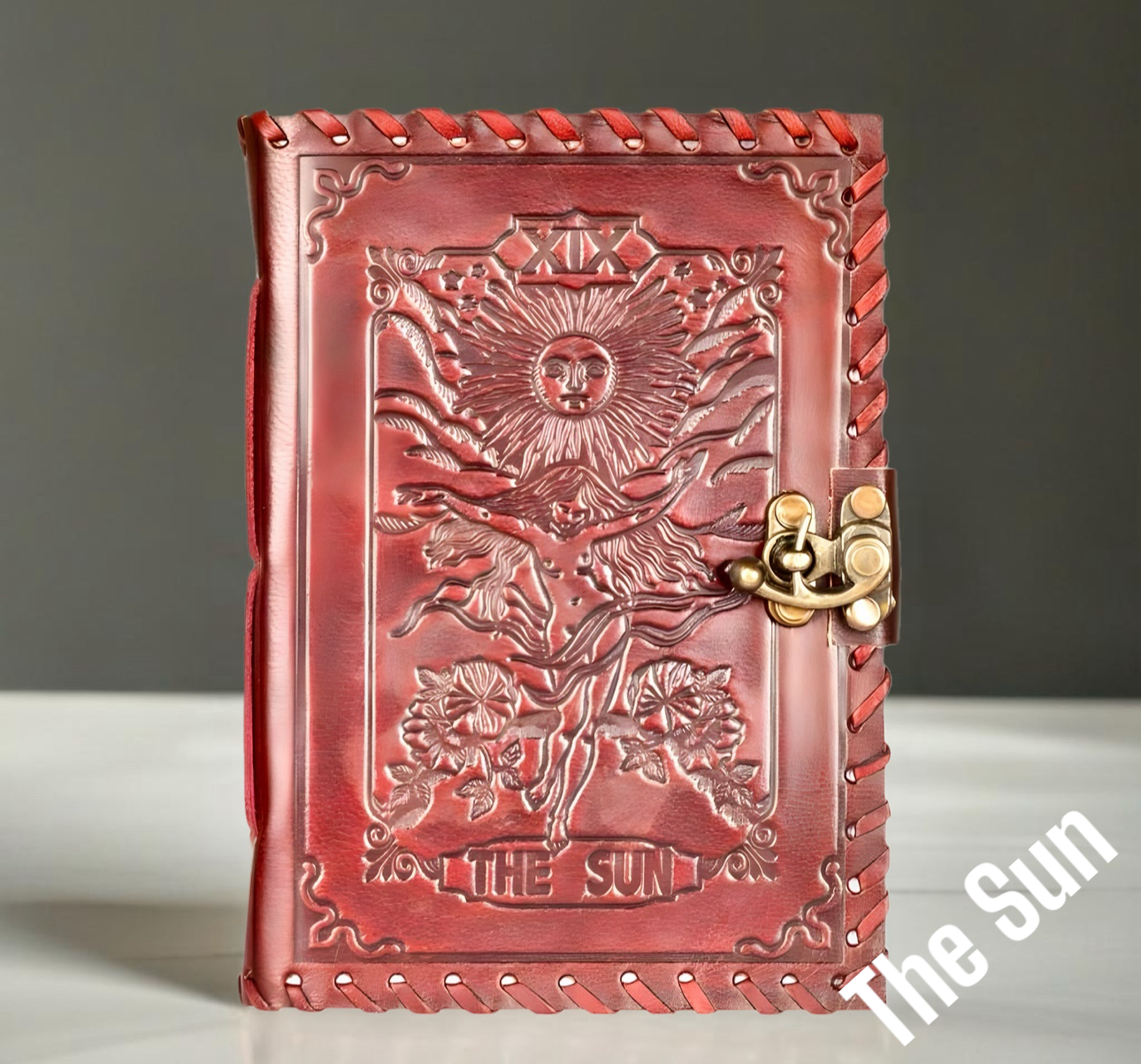 Leather Latch Journal-Tarot Card Designs