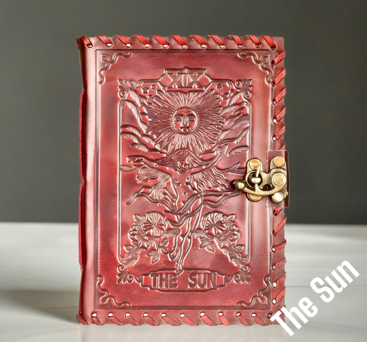 Leather Latch Journal-Tarot Card Designs