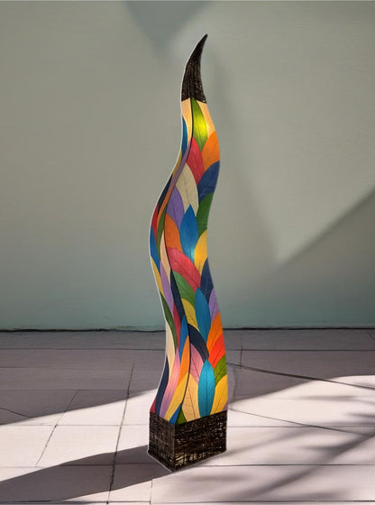 Flame Giant Floor Lamp - Handmade