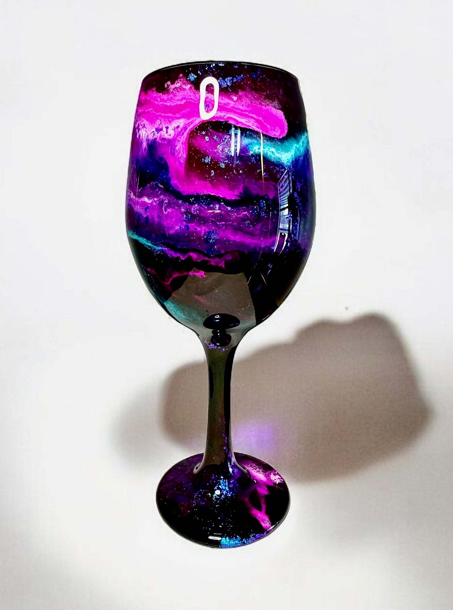 Galaxy Wine Glasses and Drinkware-Handmade