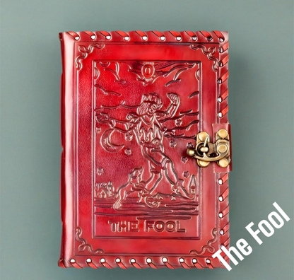Leather Latch Journal-Tarot Card Designs