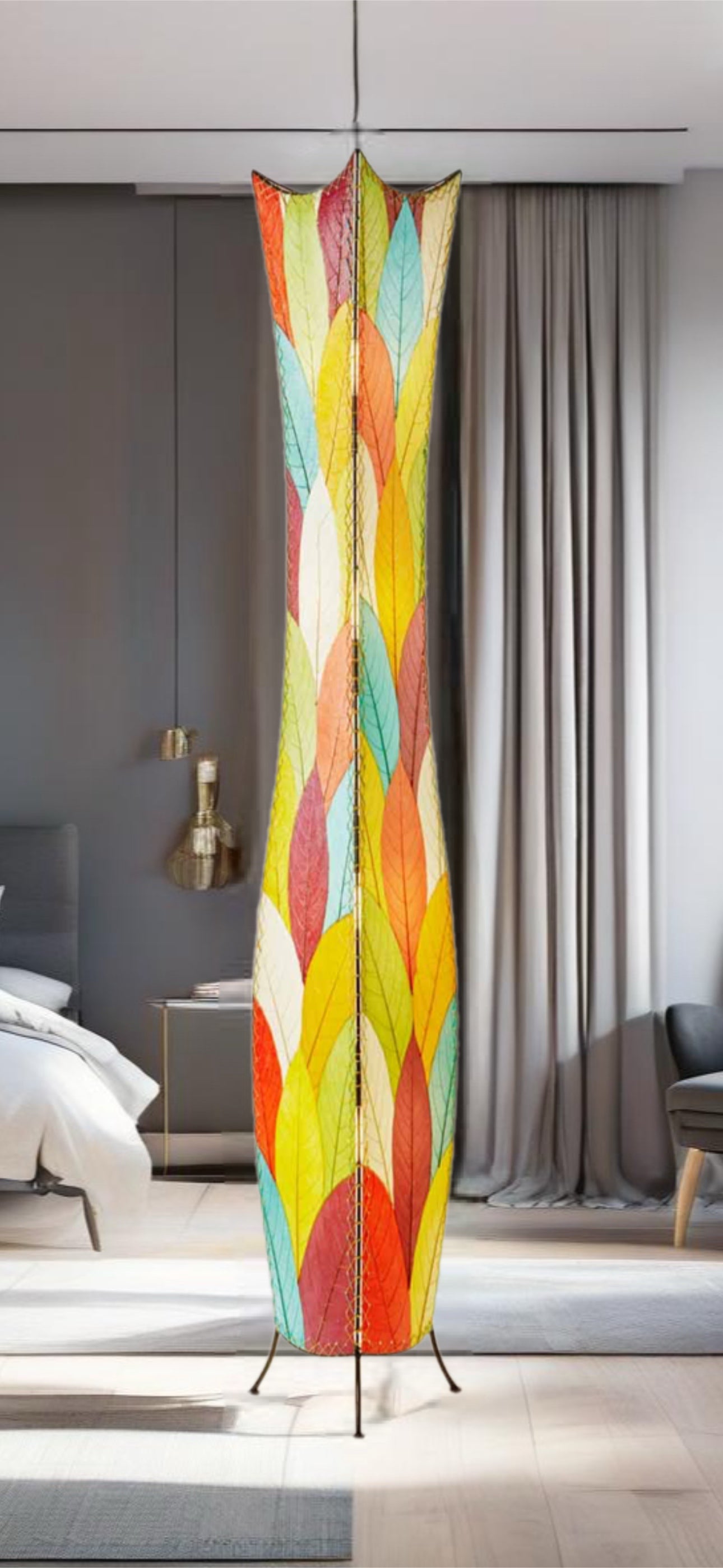 Flowerbud Giant Floor Lamp - Handmade