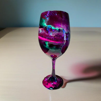 Galaxy Wine Glasses and Drinkware-Handmade