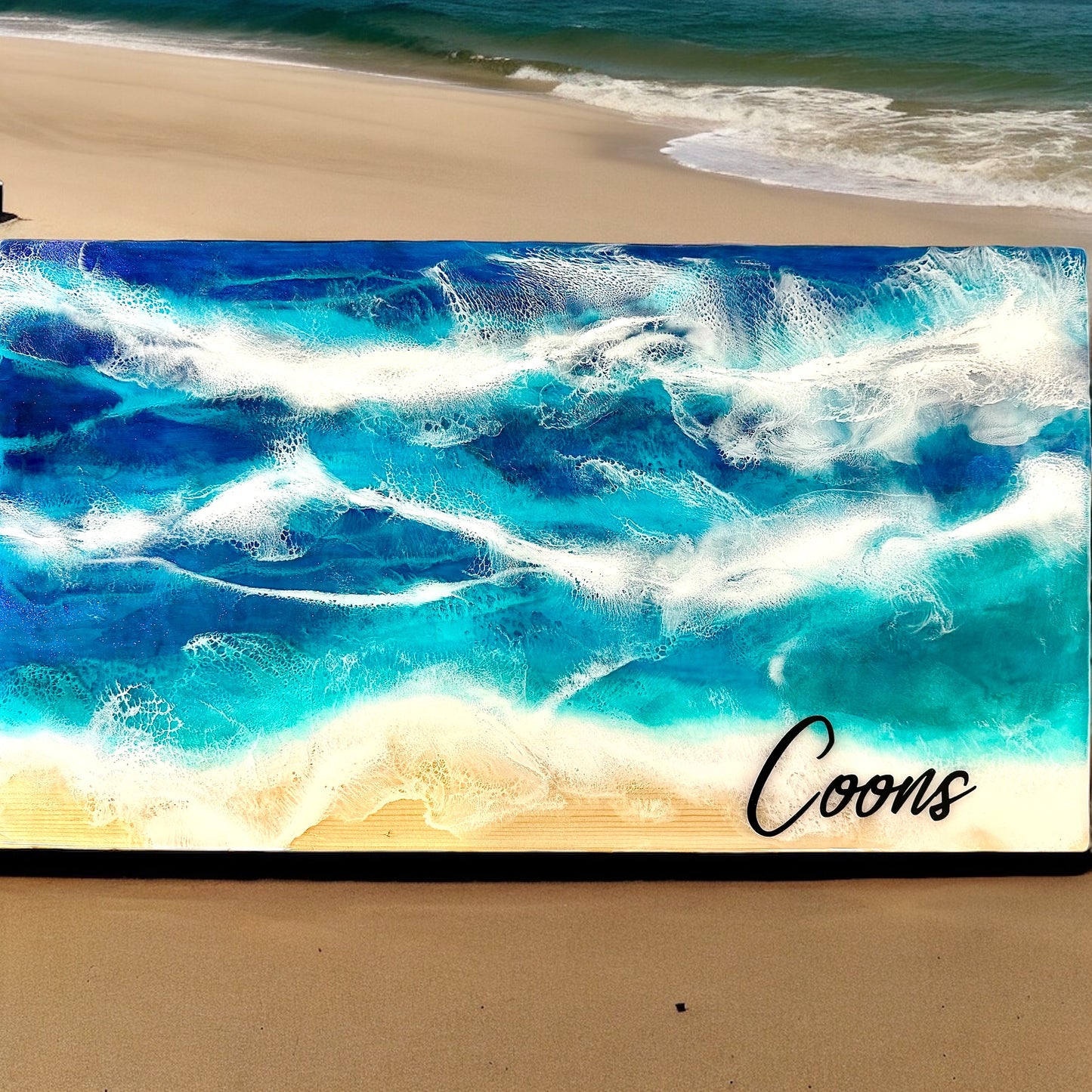 Decorative Serving Tray-Charcuterie Board-Ocean Design