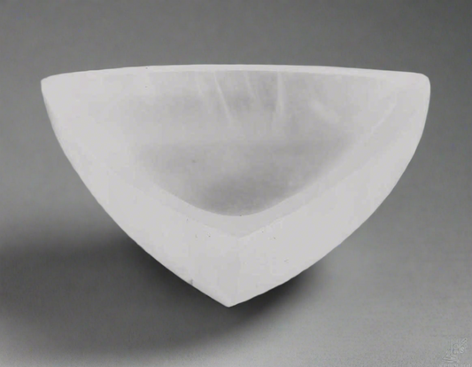 Selenite Triangle Trinket Bowl