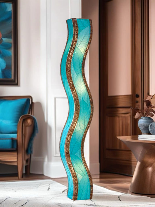 Wave Giant Floor Lamp - Handmade