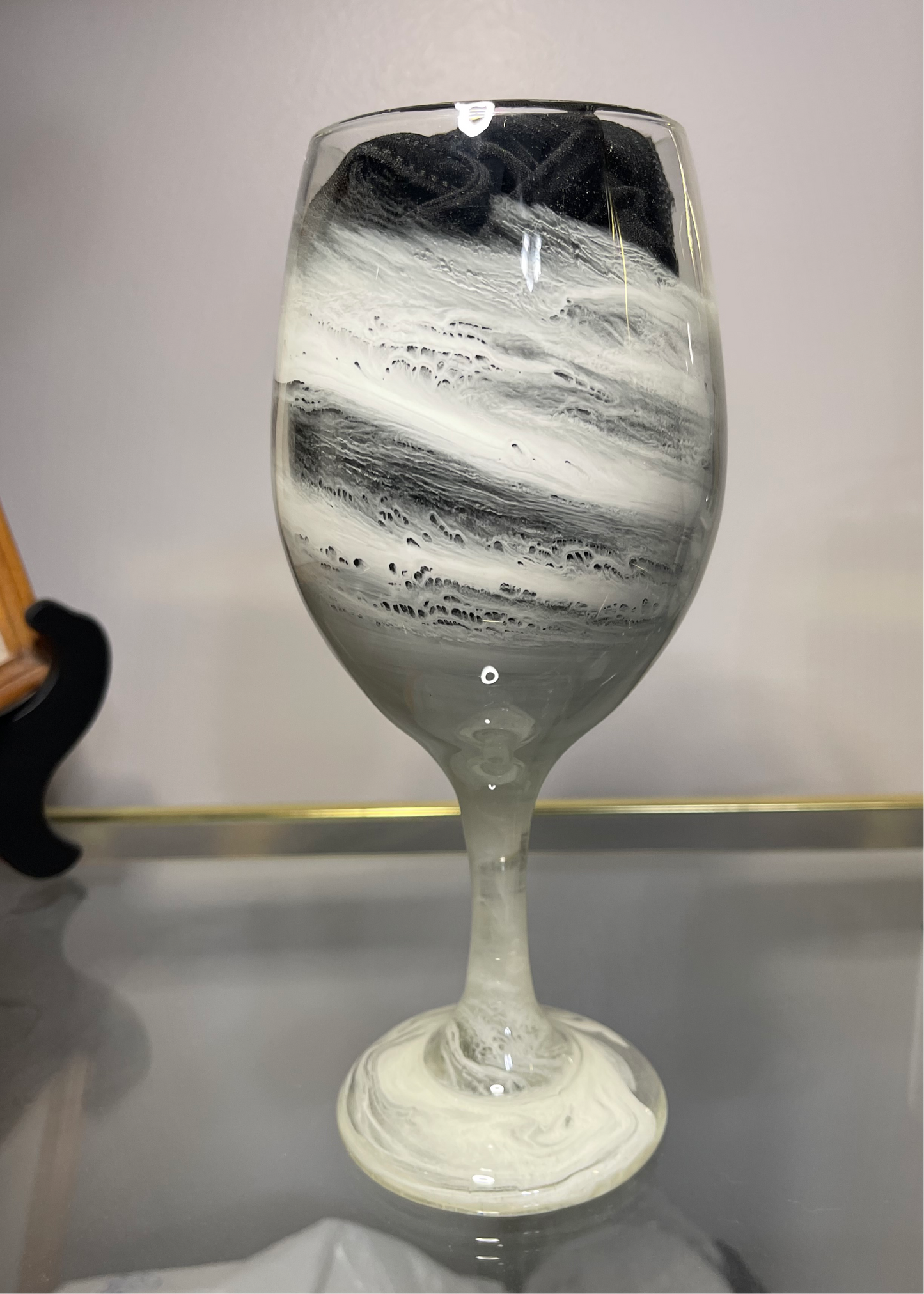White Mist Wine Glasses and Drinkware-Handmade