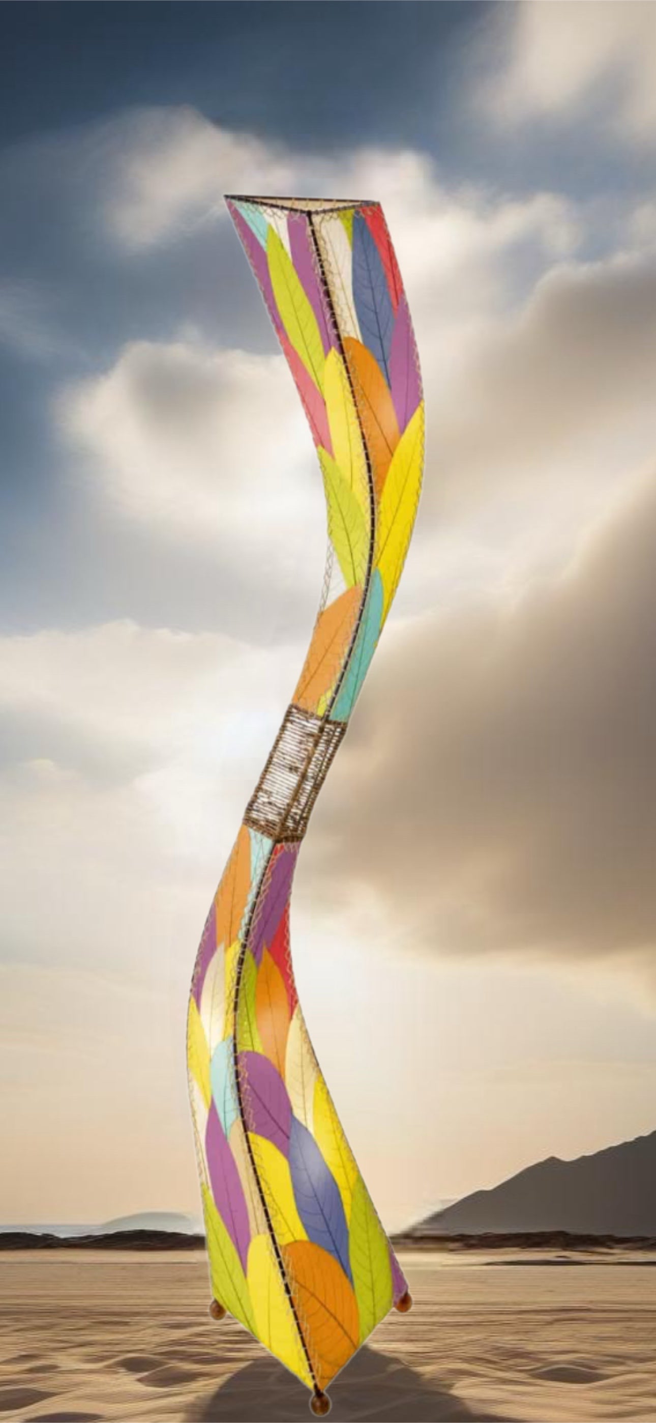 Flow Giant Floor Lamp - Handmade