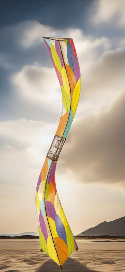 Flow Giant Floor Lamp - Handmade