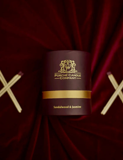 Porché Candle Co - Luxury 8oz Candle
Sandalwood and Jasmine