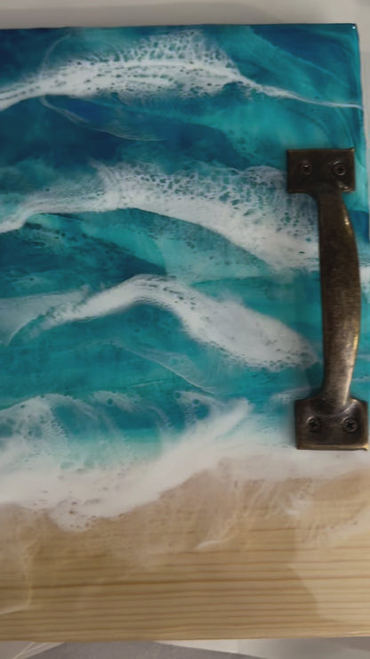 Decorative Serving Tray-Charcuterie Board-Ocean Design